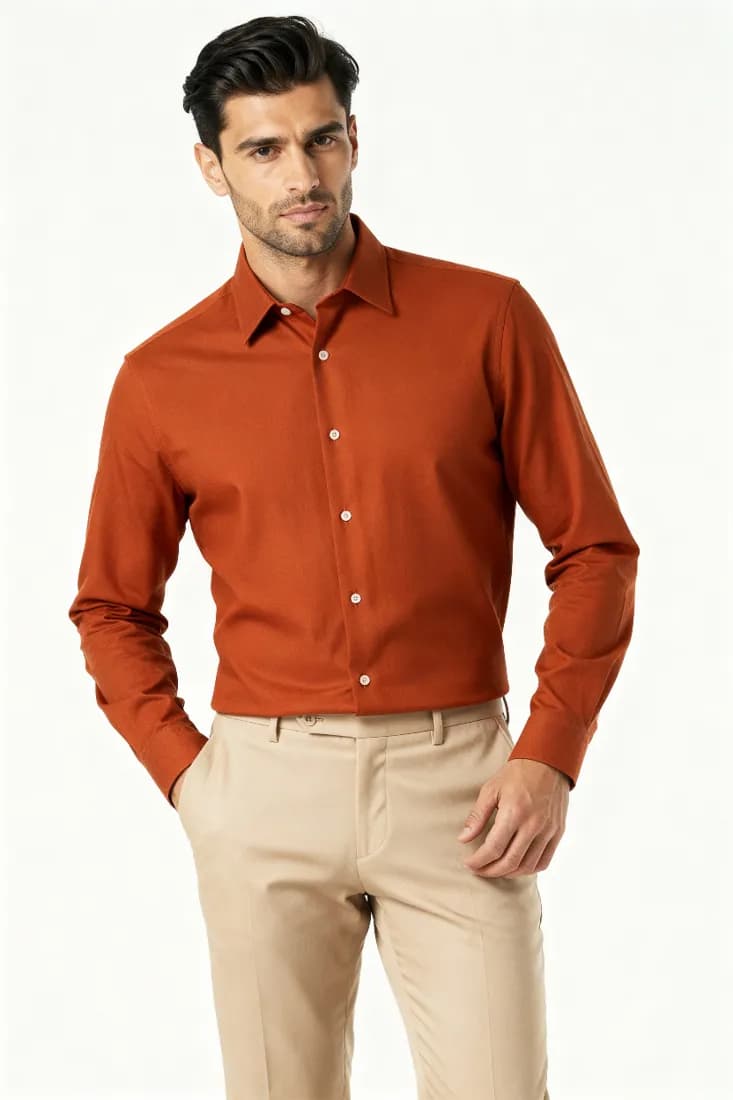 Perfect Fit Orange shirt