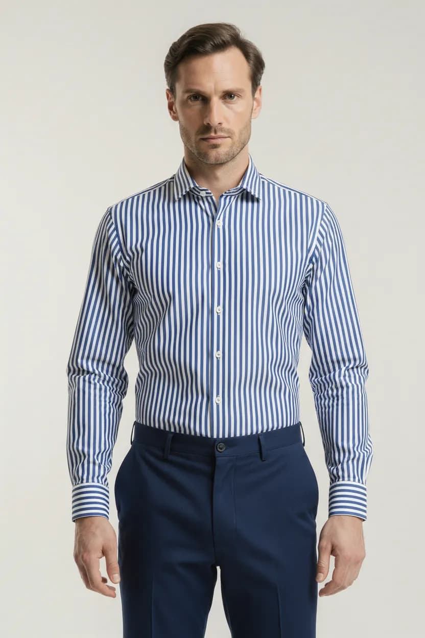 Shirt - Blue Stripes